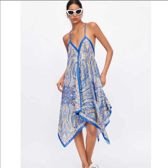 zara scarf dress